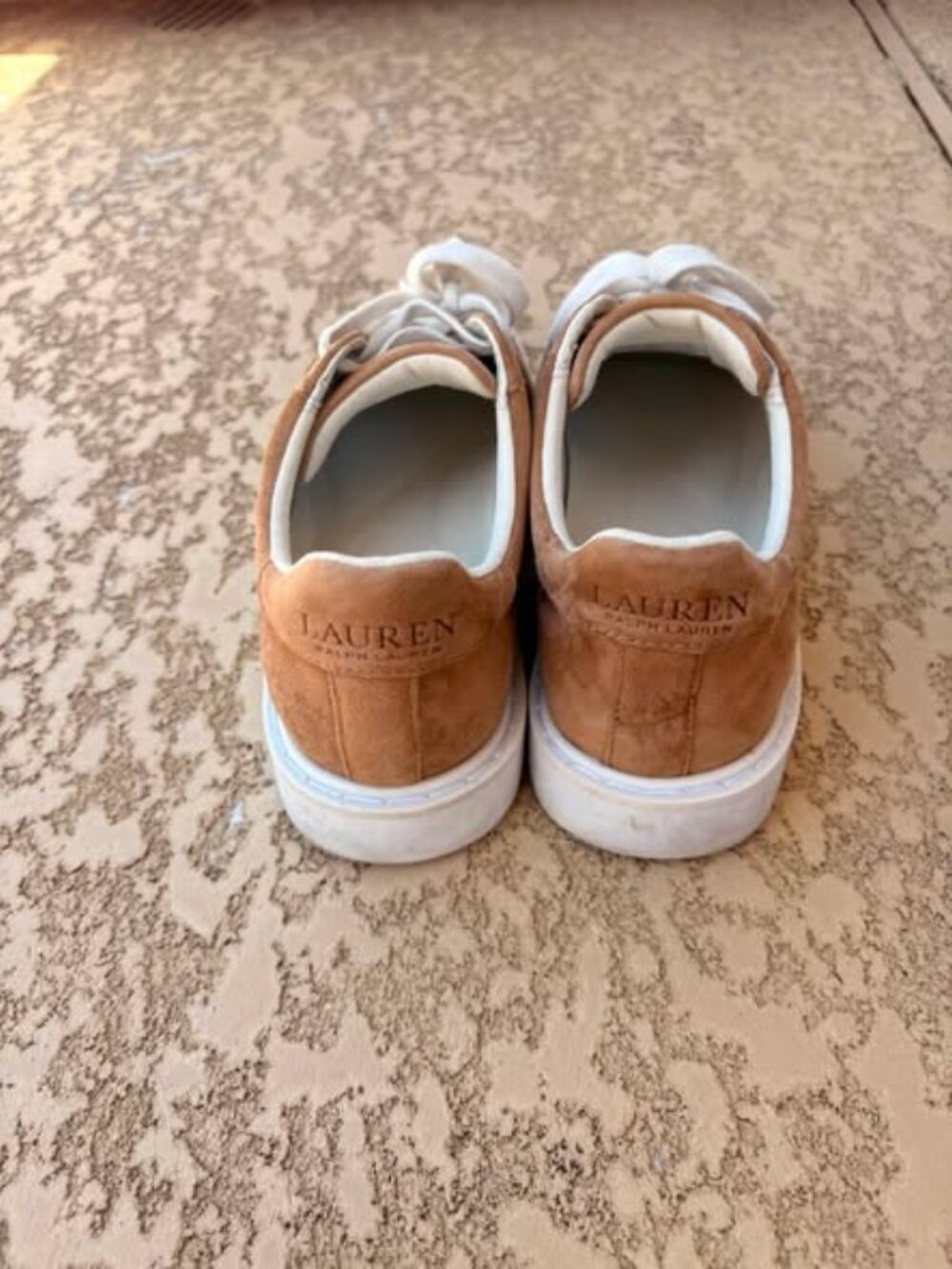 Lauren Ralph Lauren Angeline Suede Sneakers - Picture 2 of 2